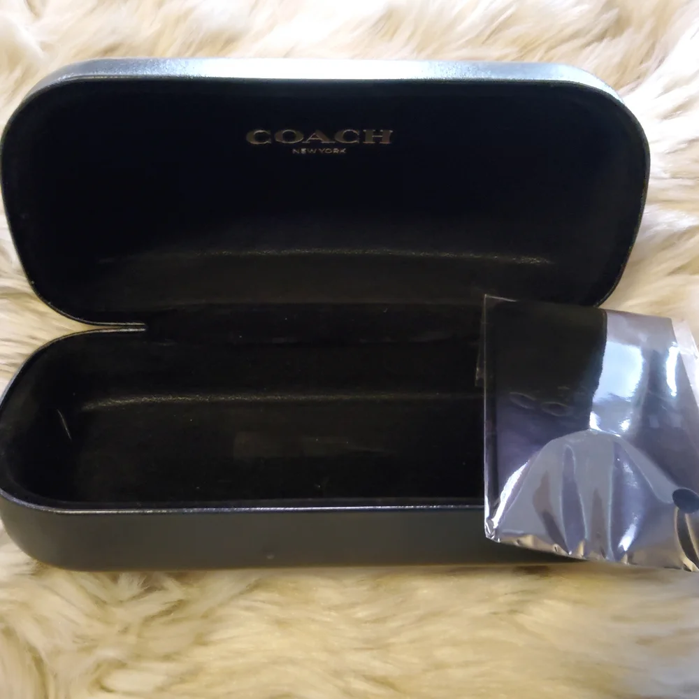 Coach Black Sunglasses Case GUC